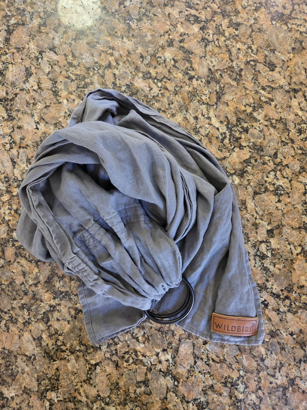 WildBird Gray Ring Sling With Black Rings